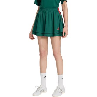 adidas Originals House of Tiro Skirt in Dark Green/Scarlet/White at Nordstrom, Size X-Small