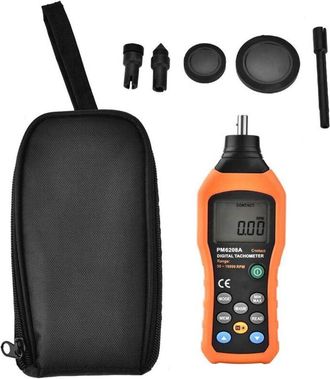 OEM Tac&oacute;metro Digital, Pm6208a Tipo De Contacto Tac&oacute;metro Digital Motor Motor Pantalla Retroiluminada Lcd Precisi&oacute;n Medidor De Velocidad Probador Port&aacute;til