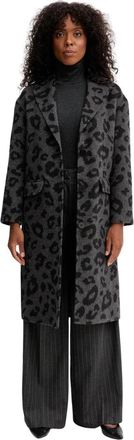 Silvian Heach Juan Jas - Dames - Mantel - Grijs - M - Wol - Jassen