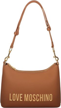 Love Moschino Shoulder Bags, female, Brown, Size: ONE SIZE Shoulder bag in eco-leather
