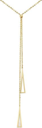 Italian Gold, Inc 14K Mother Of Pearl Lariat Necklace