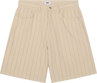 Obey Baggy Denim Shorts - Heren - Korte Broeken - Beige - M - Denim - Korte Broeken