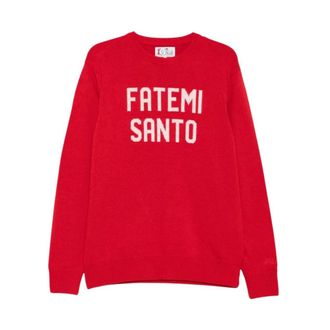 MC2 Saint Barth Heron Crewneck Sweater - - Knitwear - Uomo - Rosso - S