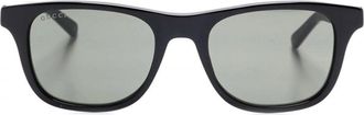 Gucci ENAMELLED DETAIL SUNGLASSES Size: OS, colour: BLACK