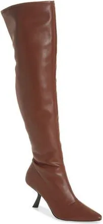 Karl Lagerfeld Kian Over-the-Knee Boot in Cognac at Nordstrom Rack, Size 6.5