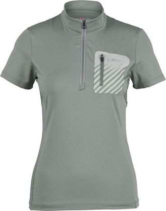 F.lli Campagnolo Breast Pocket T-Shirt Free Bike Velotrikot f&uuml;r Damen | grau