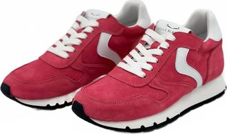 Voile Blanche Womens Julia Low Top Sneaker In Fuchsia/white