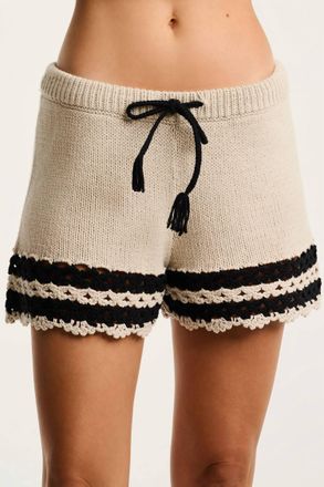 Lisa Todd Shore Club Short In Chickpea Black