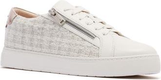 FRANKiE4 Billie II Zip Sneaker in Soft White Tweed at Nordstrom, Size 6.5