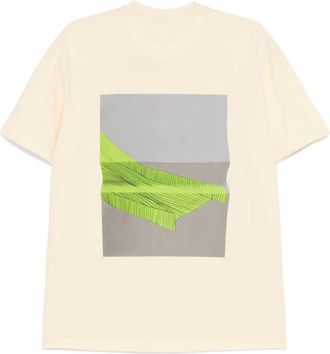 JNBY T-shirt con stampa grafica - Giallo