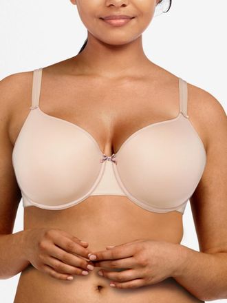 Chantelle Womens Basic Invisible T Shirt Bra - Pink Polyamide - Size 32B