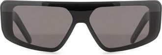 Rick Owens Owens Bold Rectangular Acetate Sunglasses