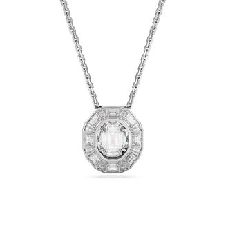 Swarovski Mesmera WoMens Base Metal Necklace - Silver 5669915 Metal (archived) - One Size