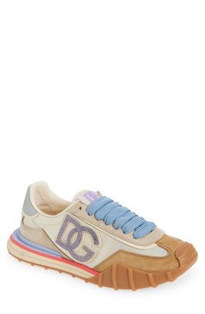 Dolce & Gabbana Athletic Sneaker in Avorio/Cammello at Nordstrom, Size 10.5Us