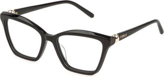 Furla Glasses, female, Black, Size: 54 MM Vfu876 Optical Frame