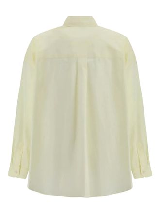 Cruna Blouse met klassieke kraag en knopen - Geel
