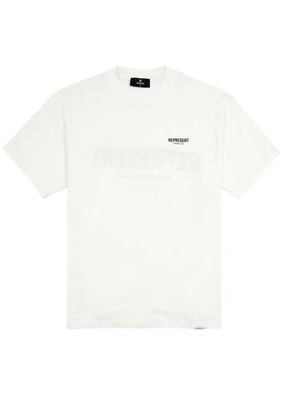 Represent Owners Club Logo Cotton T-shirt - White - L