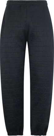 Moschino Sportbroek met Teksten - Heren - Sweatpants - Zwart - M - Katoen - Broeken