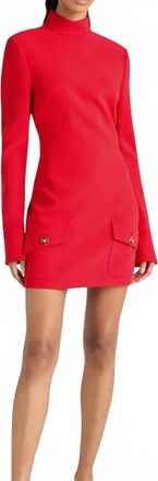 Cinq &agrave; Sept Ida Mini Dress In Cardinal Red