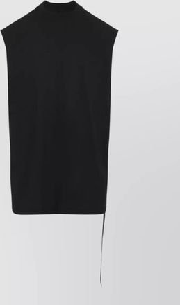 Rick Owens cotton sleeveless long tank top
