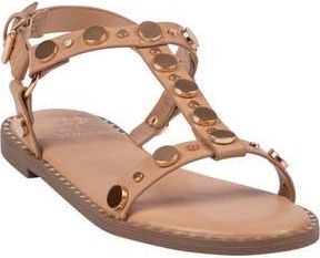 Good Choice Shoes Trinity Studded Sandal in Tan at Nordstrom Rack, Size 7.5
