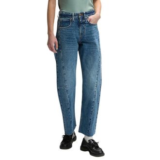 Lee Dames, Jeans, Blauw, Maat: W29 L33 Katoen
