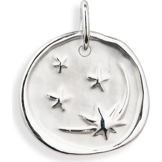 Monica Vinader Cosmic Ancient Coin Pendant in Sterling Silver at Nordstrom