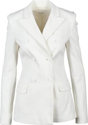 Sportmax Double-Breasted Jacket - White