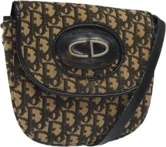 Dior Pre-owned Cross Body Bags, female, Multicolor, Size: ONE SIZE Pre-owned Vintage Canvas Cross Body Bag