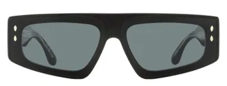 Isabel Marant Tapered Flat Top Sunglasses - Black