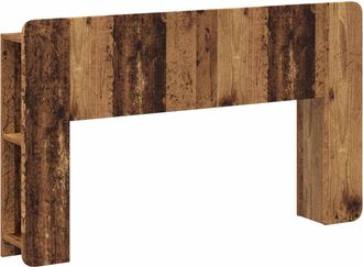 vidaXL Cabecero Con Armario Madera Envejecida Madera De Ingenier&iacute;a Vidaxl
