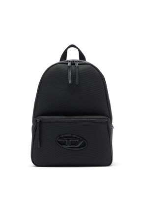 Diesel Holi-D - Backpack in nylon with Oval D logo - Backpacks - Unisex - Black