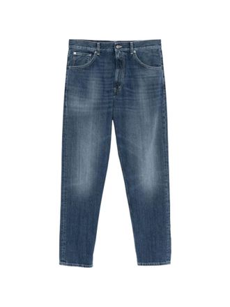 Dondup Blue Mid Rise Jeans