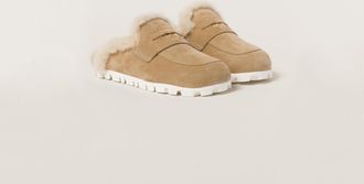 Miu Miu Suede mules