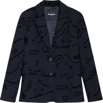 Desigual AME Dora Blazer - Dames - Blazers - Zwart - XL - Jassen