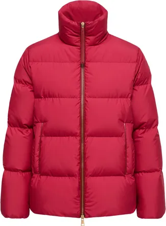 Moncler Moncler Vivantesse Short Down Jacket, Women, Red, Size: 00