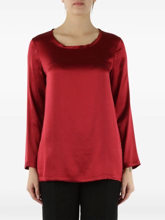 Maliparmi Zijden blouse - Rood