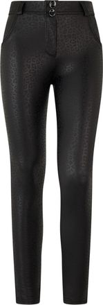 Freddy Pantaloni WR.UP vita regular similpelle stampa leopardata