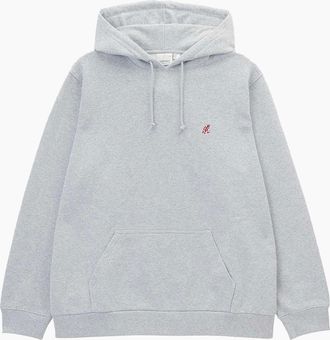 Gramicci Mens Gramicci One Point Hooded Sweatshirt - Grey - Size: 42