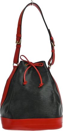 Louis Vuitton Bicolor Noe Epi Leather Black Leather Handbag (Pre-Owned)