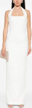 Solace London Womens Ilona Maxi Dress - White - Size EU 36 (Womens)