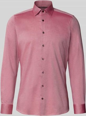 Olymp Level 5 Slim Fit Business-Hemd mit Kentkragen in Rot, Größe 38