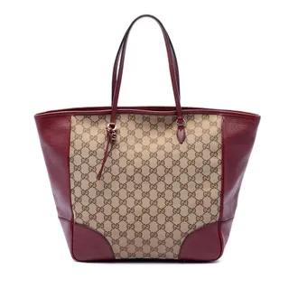 Gucci Pre-owned Gucci GG Canvas and Calfskin Bree Tote Ladies NEXC308JTHB8TVQ5