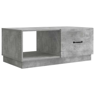 vidaXL Mesa De Caf&eacute; Gris Hormig&oacute;n 90 X 50 X 37 Cm Madera De Ingenier&iacute;a Vidaxl