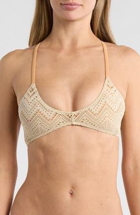 Free People Misty Crop Bikini Top in Sand at Nordstrom Rack, Size X-Small