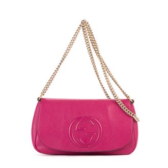 Gucci Pre-owned Womens Soho Chain Crossbody Shoulder Bag - Pink - One Size