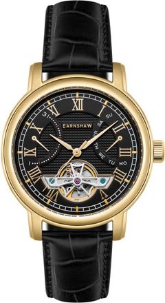 Earnshaw Longcase Black Dial Mens Watch ES-8169-05