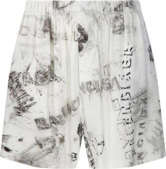 Balenciaga Heren, Korte broeken, Grijs, Maat: L Zijde