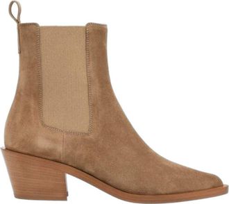 Gianvito Rossi Wylie Bootie in Tan at Nordstrom, Size 39.5