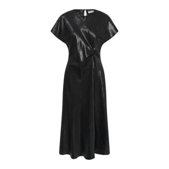 Soaked In Luxury Dames, Jurken, Zwart, Maat: 2XL